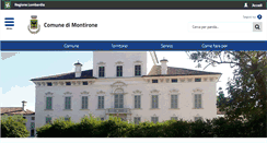 Desktop Screenshot of comune.montirone.bs.it